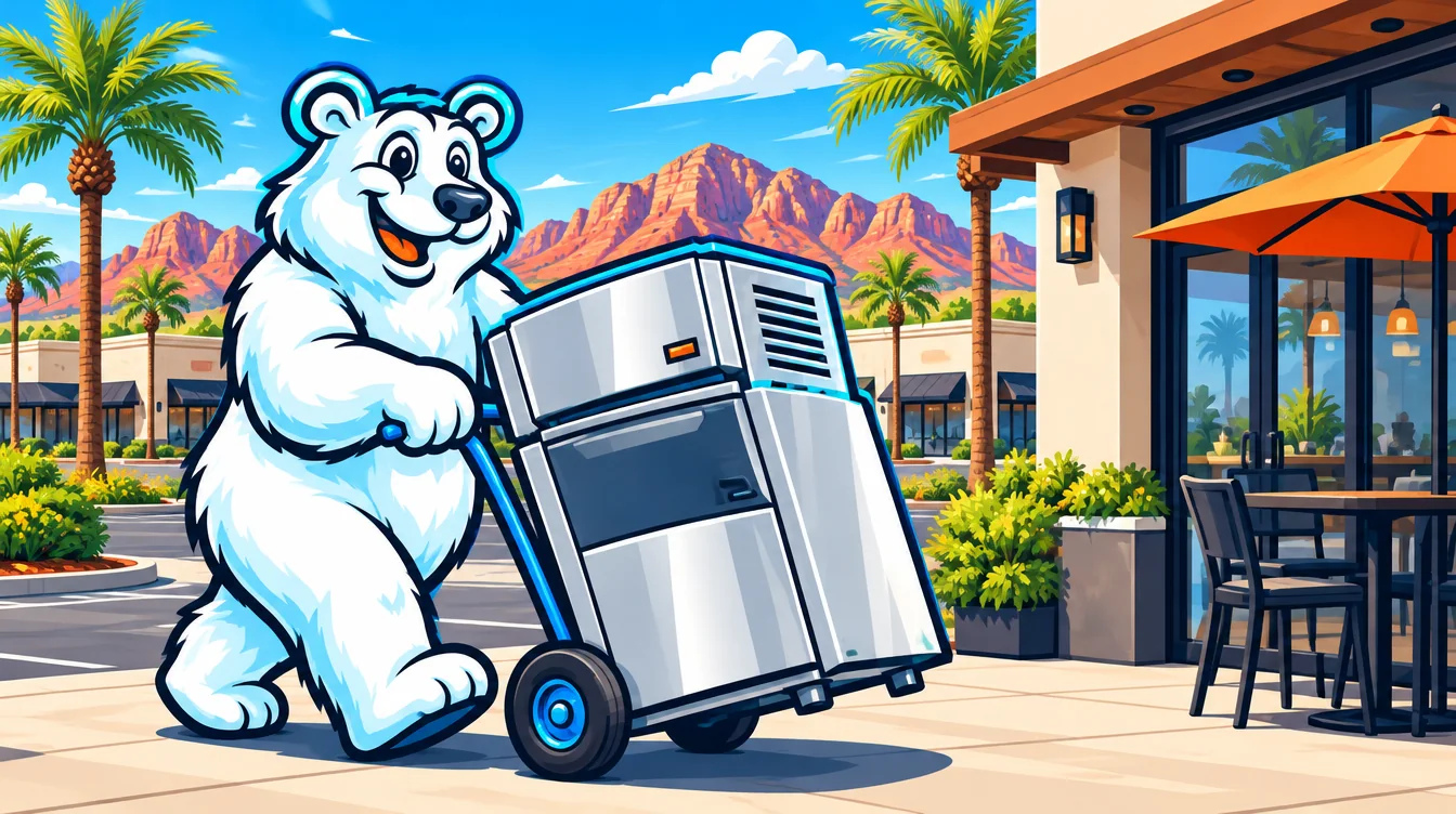Illustration for Polar Bear ice machine rental in Boulder City, NV Illustration for Polar Bear ice machine rental in Boulder City, NV