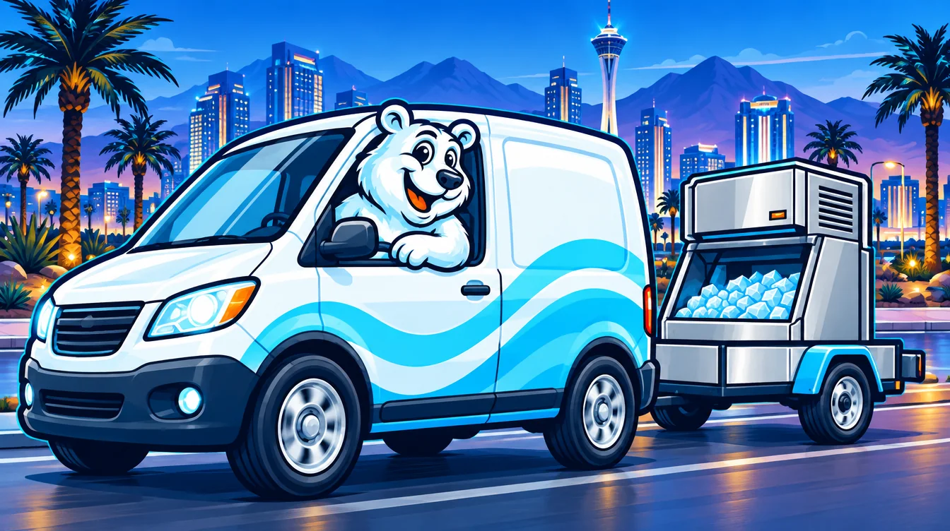 Illustration for Polar Bear ice machine rental in Paradise, NV Illustration for Polar Bear ice machine rental in Paradise, NV